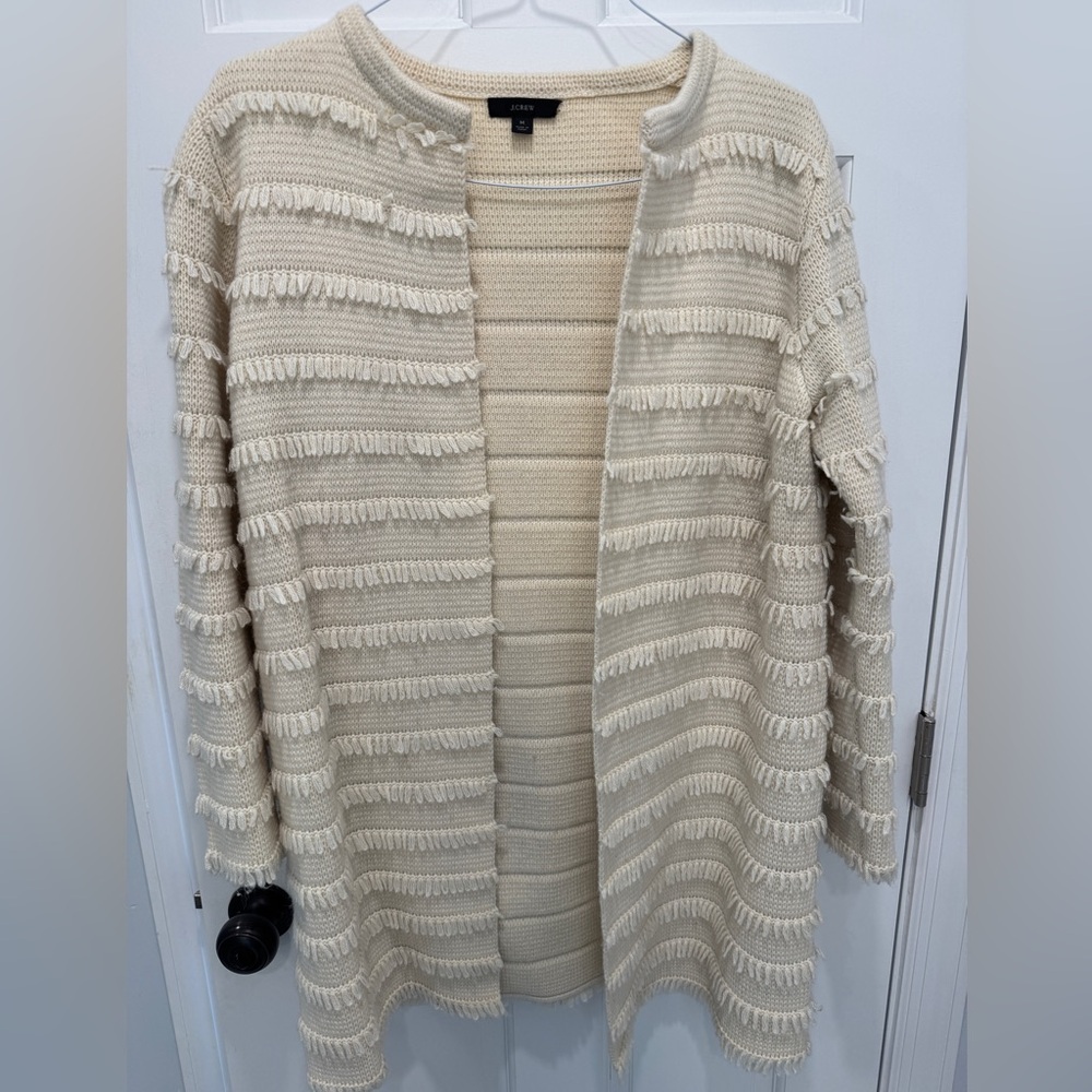J. Crew Long cardigan/coat
